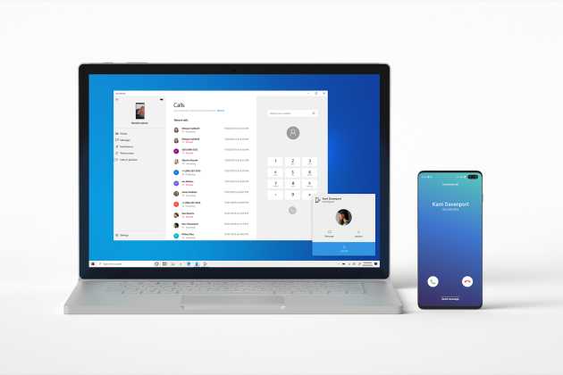 Microsoft can now call with its Android smartphone in Windows 10